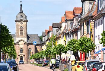 Blick auf die Bad Arolser Stadtkirche